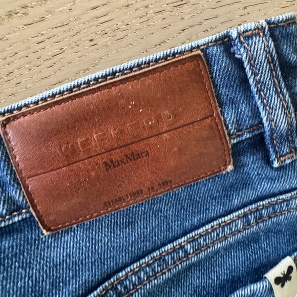 Max Mara Weekend Wide Leg Cropped Jeans - sz 14 - Picture 8 of 8